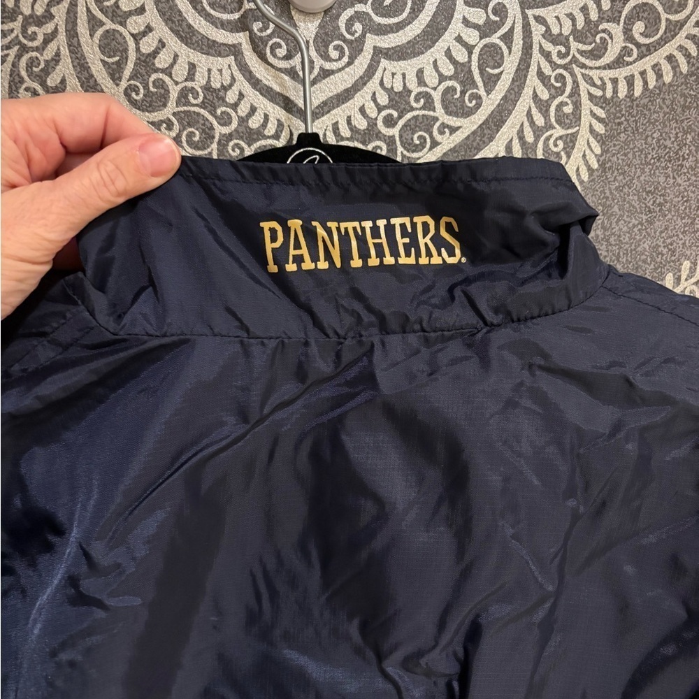 Aeropostale Pittsburgh Panthers Navy Windbreaker Jacket - Picture 3 of 4